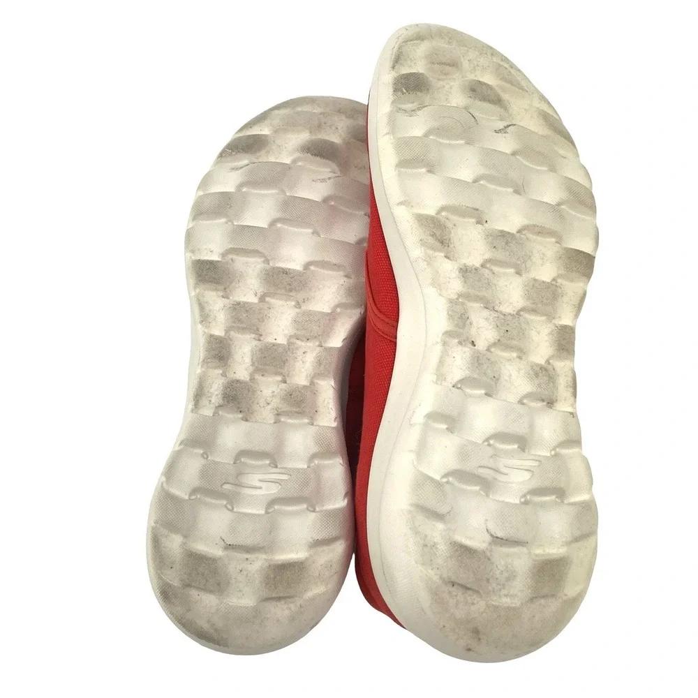 Skechers GOwalk Max Women's 9 Red Slip On Walking Shoes Comfort Sneakers